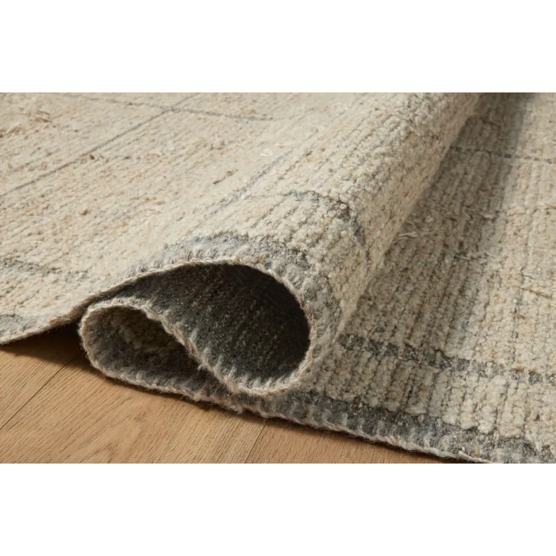 Amber Lewis x Loloi Bowie Fog / Grey 7\'-9\" x 9\'-9\" Rug