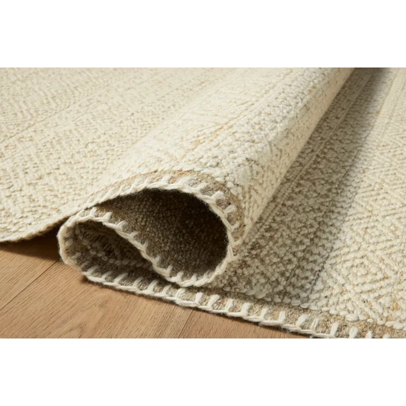 Amber Lewis x Loloi Bowie Ivory / Taupe 11\'-6\" x 15\' Rug