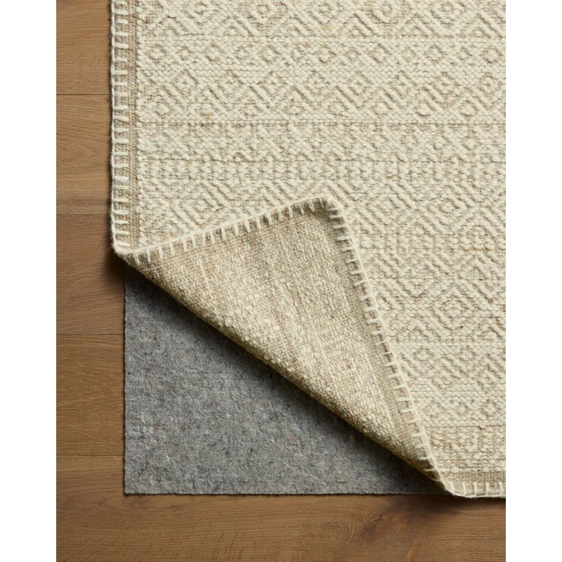 Amber Lewis x Loloi Bowie Ivory / Taupe 11\'-6\" x 15\' Rug