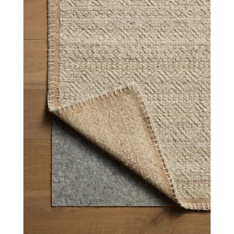Amber Lewis x Loloi Bowie Pebble / Clay 4\'-0\" x 6\'-0\" Rug