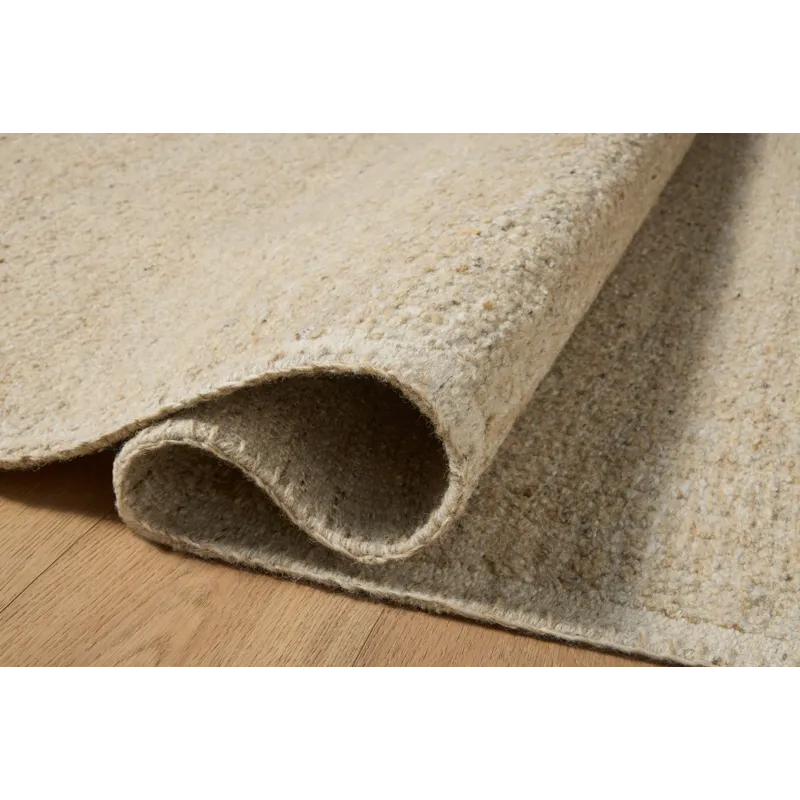 Amber Lewis x Loloi Bowie Natural / Oatmeal 7\'-9\" x 9\'-9\" Rug