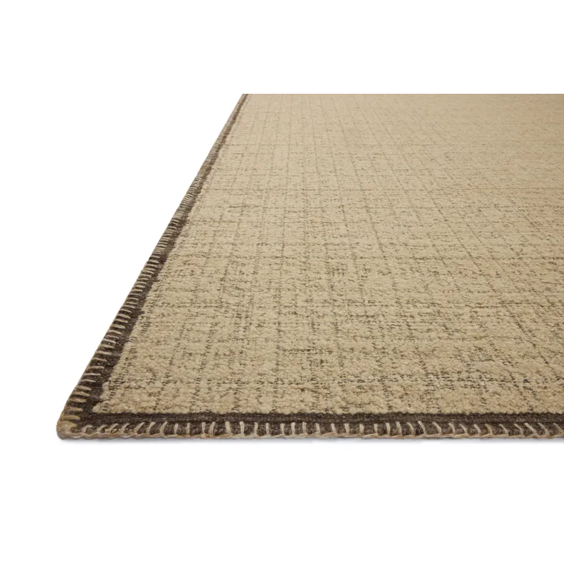 Amber Lewis x Loloi Bowie Sand / Coffee 5\'-6\" x 8\'-6\" Rug