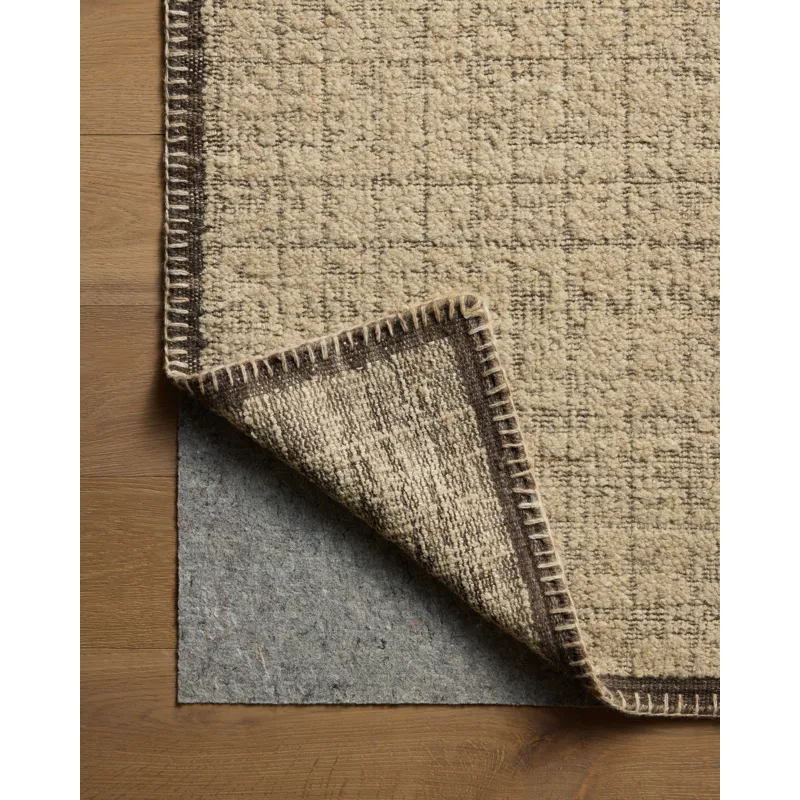 Amber Lewis x Loloi Bowie Sand / Coffee 5\'-6\" x 8\'-6\" Rug