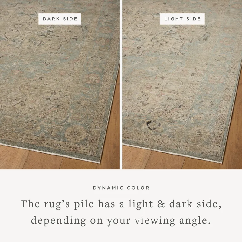 Loloi Briar Sky / Moss 2\'-6\" x 4\'-0\" Rug