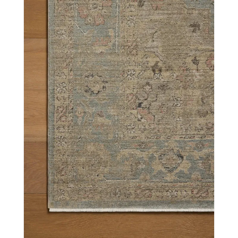 Loloi Briar Sky / Moss 2\'-6\" x 4\'-0\" Rug