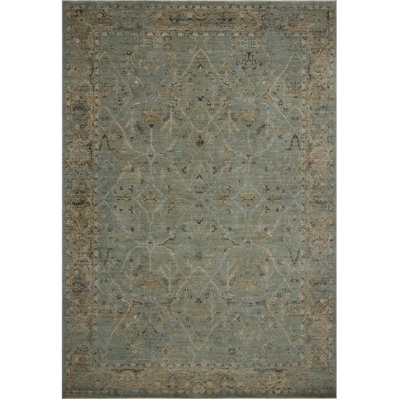 Loloi Briar Aqua / Olive 2\'-6\" x 4\'-0\" Rug