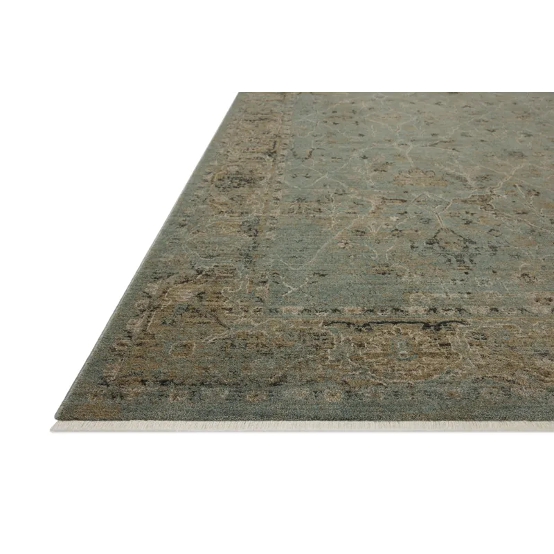 Loloi Briar Aqua / Olive 2\'-6\" x 4\'-0\" Rug