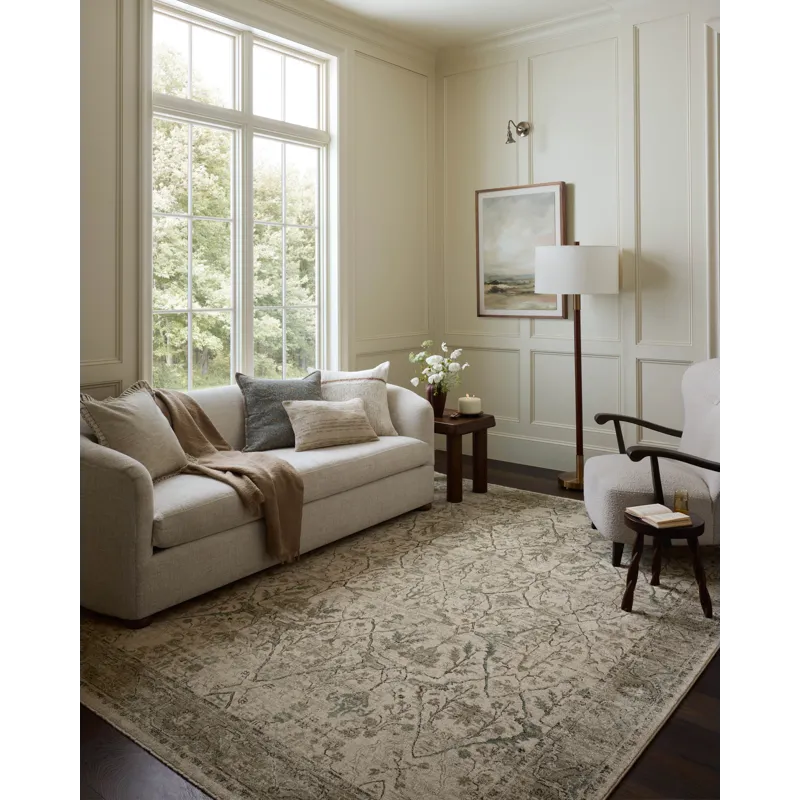 Loloi Briar Ivory / Sage 2\'-6\" x 4\'-0\" Rug