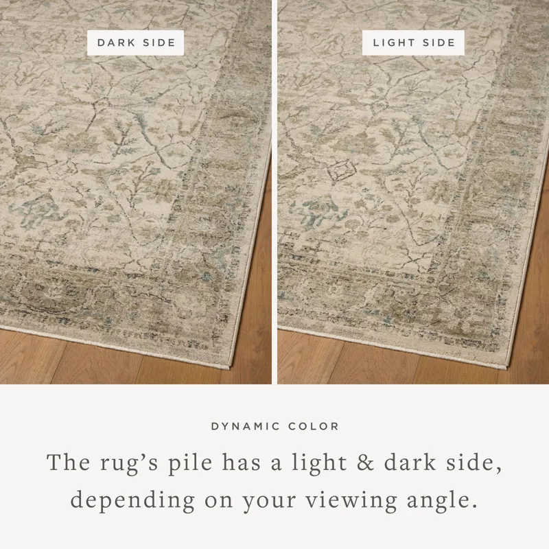 Loloi Briar Ivory / Sage 2\'-6\" x 4\'-0\" Rug