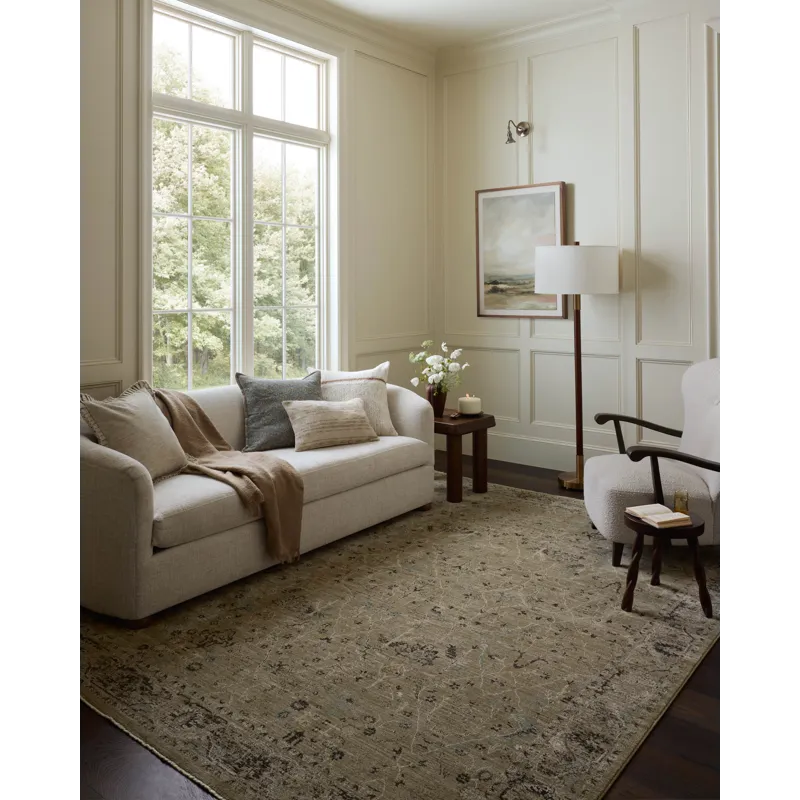 Loloi Briar Olive / Stone 2\'-6\" x 4\'-0\" Rug