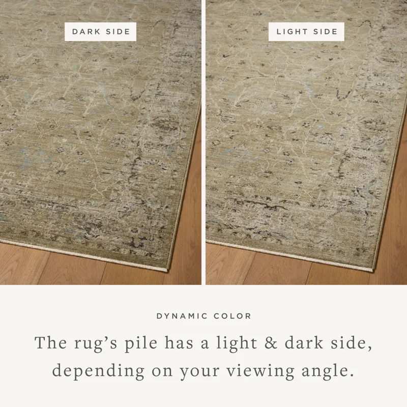 Loloi Briar Olive / Stone 2\'-6\" x 4\'-0\" Rug
