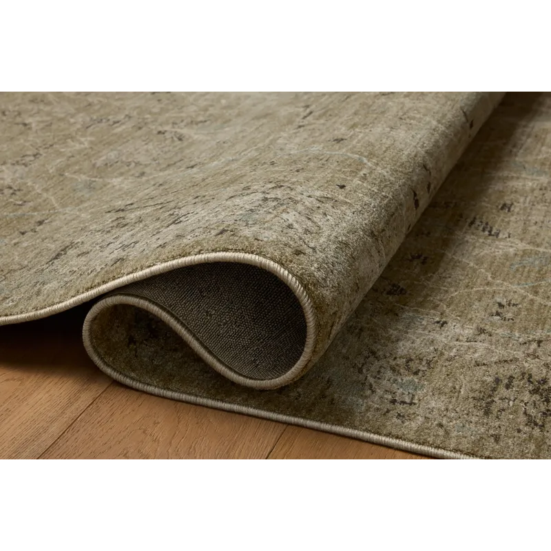 Loloi Briar Olive / Stone 2\'-6\" x 4\'-0\" Rug