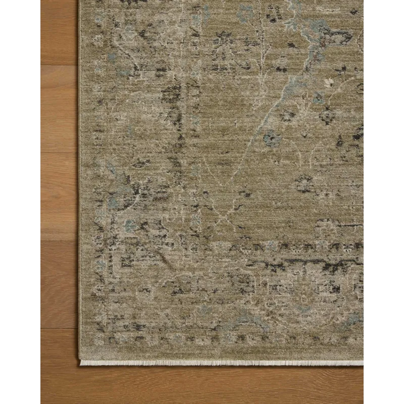 Loloi Briar Olive / Stone 2\'-6\" x 4\'-0\" Rug