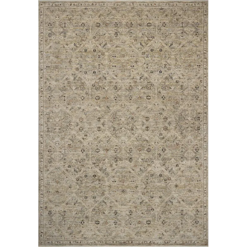 Loloi Briar Silver / Moss 2\'-6\" x 4\'-0\" Rug
