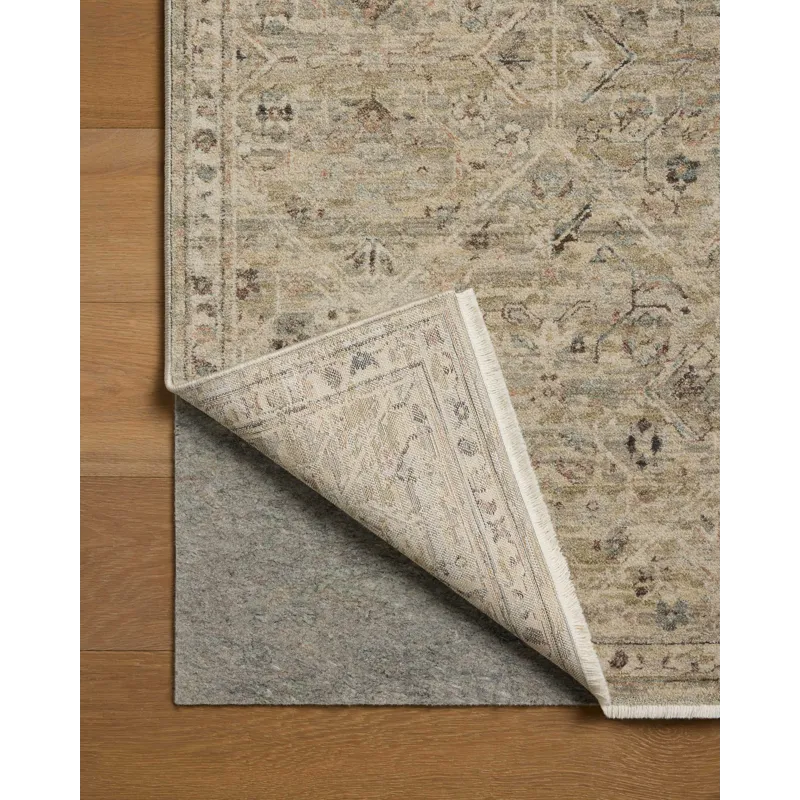 Loloi Briar Silver / Moss 2\'-6\" x 4\'-0\" Rug