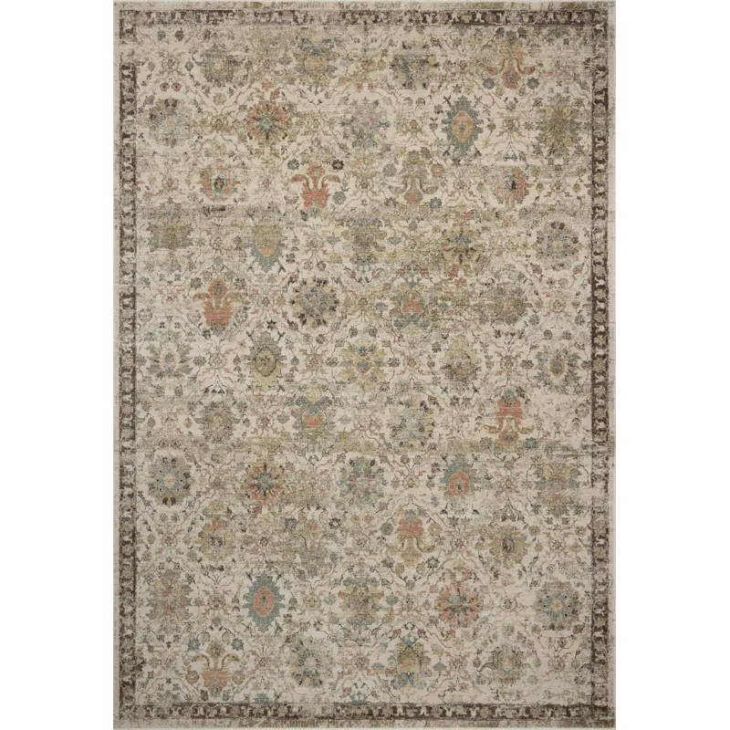 Loloi Briar Ivory / Multi 2\'-6\" x 4\'-0\" Rug