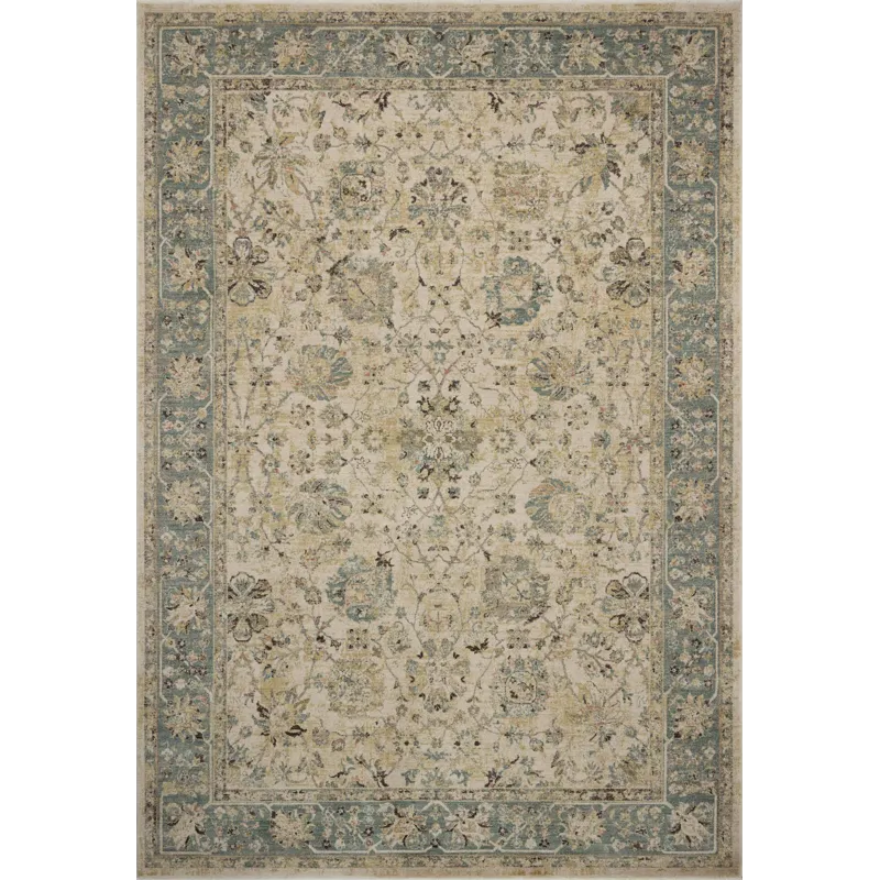Loloi Briar Ant. Ivory / Blue 2\'-6\" x 4\'-0\" Rug