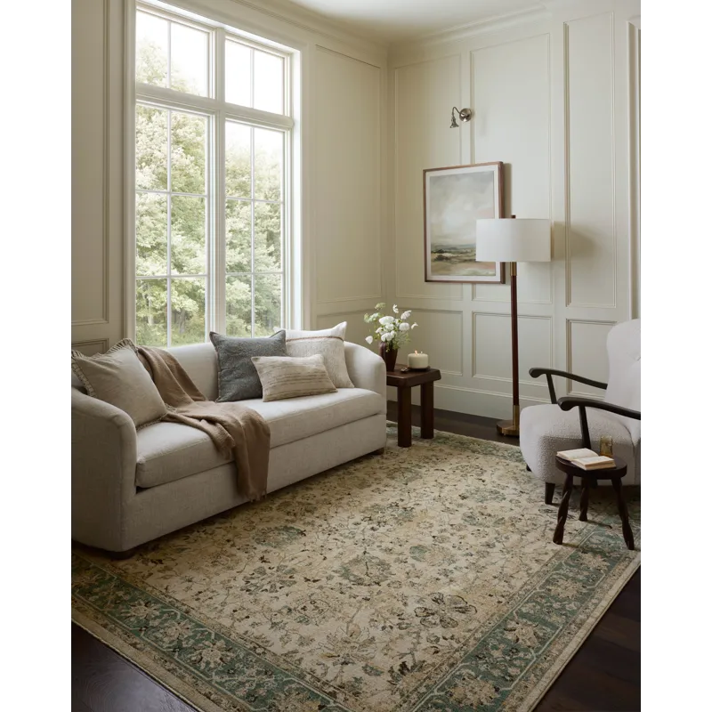 Loloi Briar Ant. Ivory / Blue 2\'-6\" x 4\'-0\" Rug
