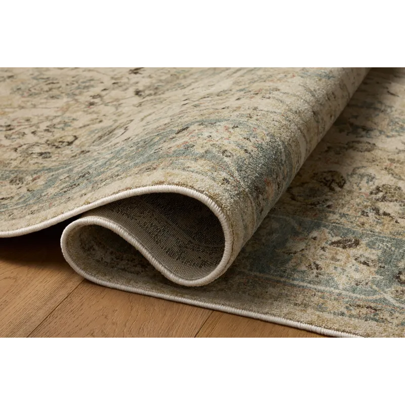 Loloi Briar Ant. Ivory / Blue 2\'-6\" x 4\'-0\" Rug