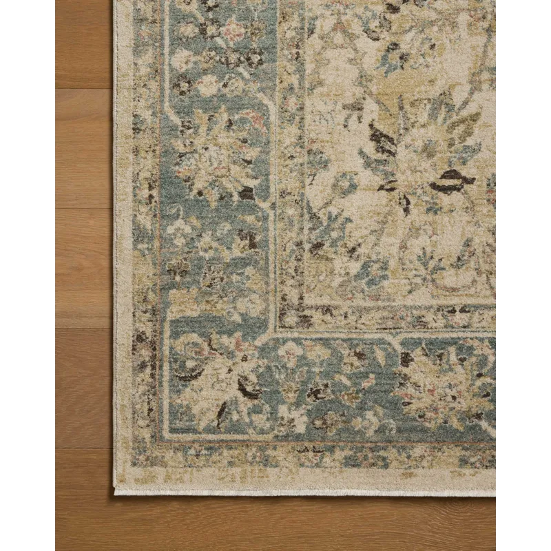 Loloi Briar Ant. Ivory / Blue 2\'-6\" x 4\'-0\" Rug