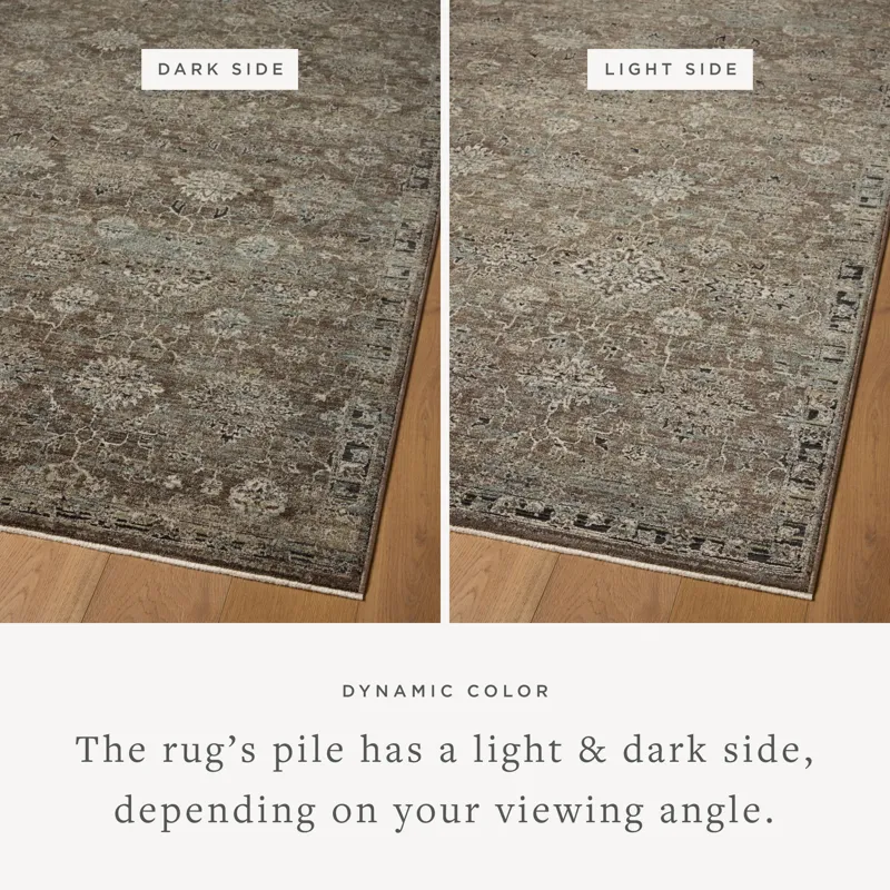 Loloi Briar Bark / Lagoon 5\'-3\" x 7\'-6\" Rug