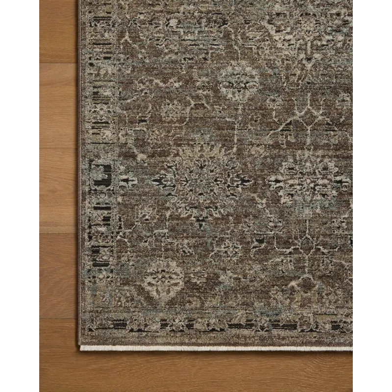 Loloi Briar Bark / Lagoon 5\'-3\" x 7\'-6\" Rug
