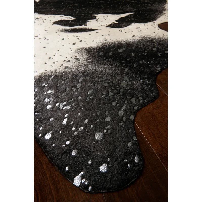 Bryce Black / Silver Rug (3' 10" X 5')