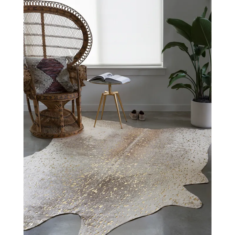 Bryce Pewter / Gold Rug (6' 2" X 8')