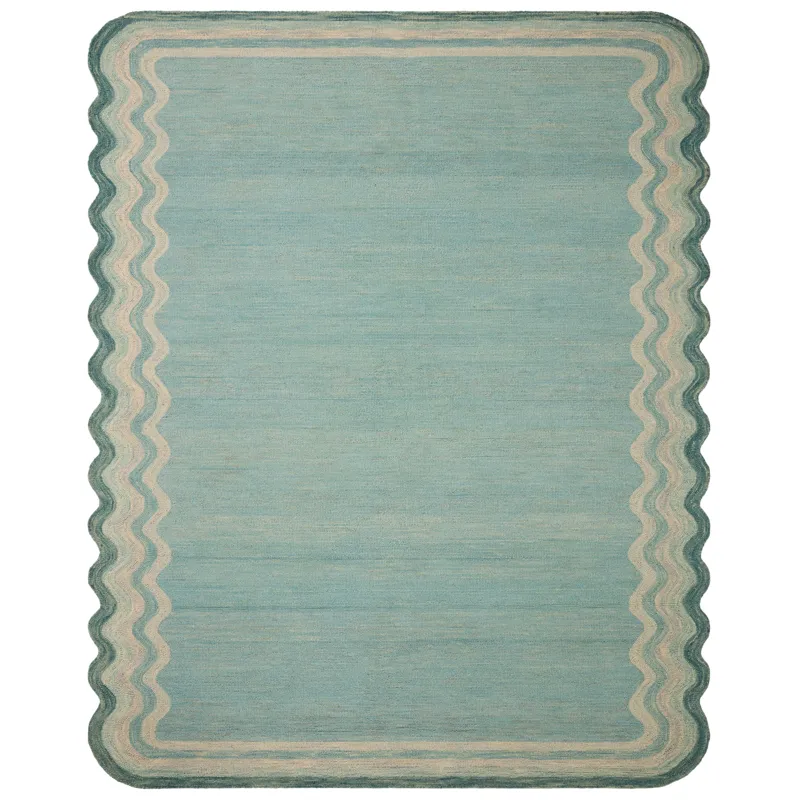 Buena Onda Aqua / Ocean Rug (7' 9" X 9' 9")