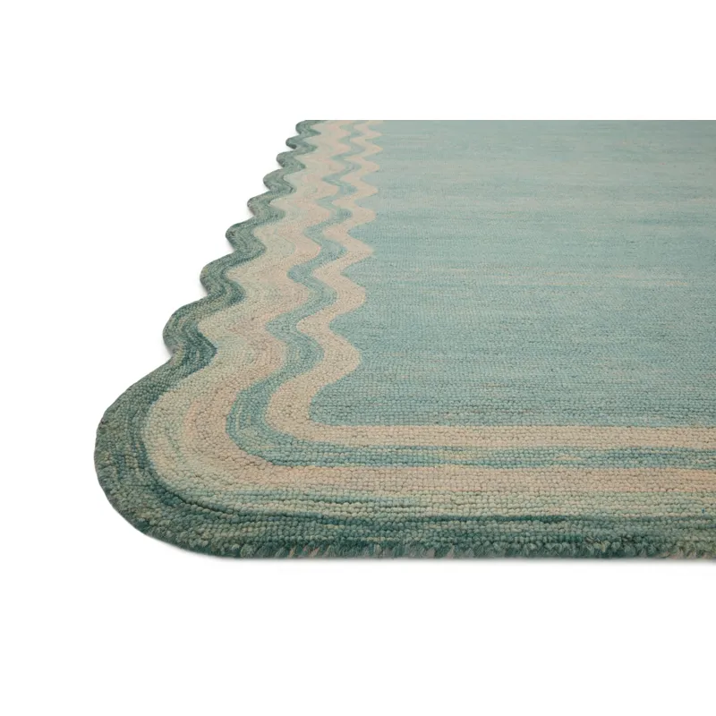 Buena Onda Aqua / Ocean Rug (7' 9" X 9' 9")