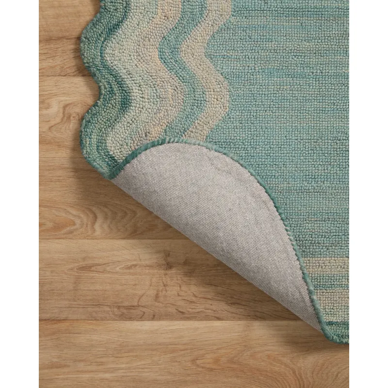 Buena Onda Aqua / Ocean Rug (7' 9" X 9' 9")