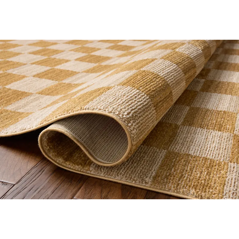 Chris Loves Julia x Loloi Calvin Apricot / Ivory 2\'-3\" x 3\'-10\" Rug