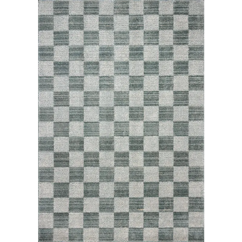 Chris Loves Julia x Loloi Calvin Blue / Ivory 9\'-6\" x 12\'-6\" Rug