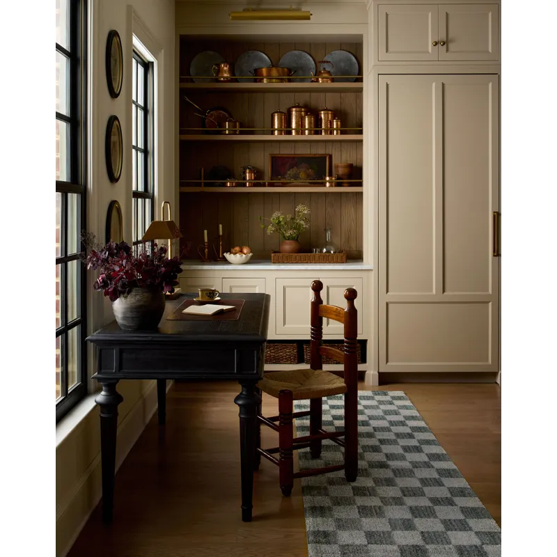 Chris Loves Julia x Loloi Calvin Blue / Ivory 9\'-6\" x 12\'-6\" Rug