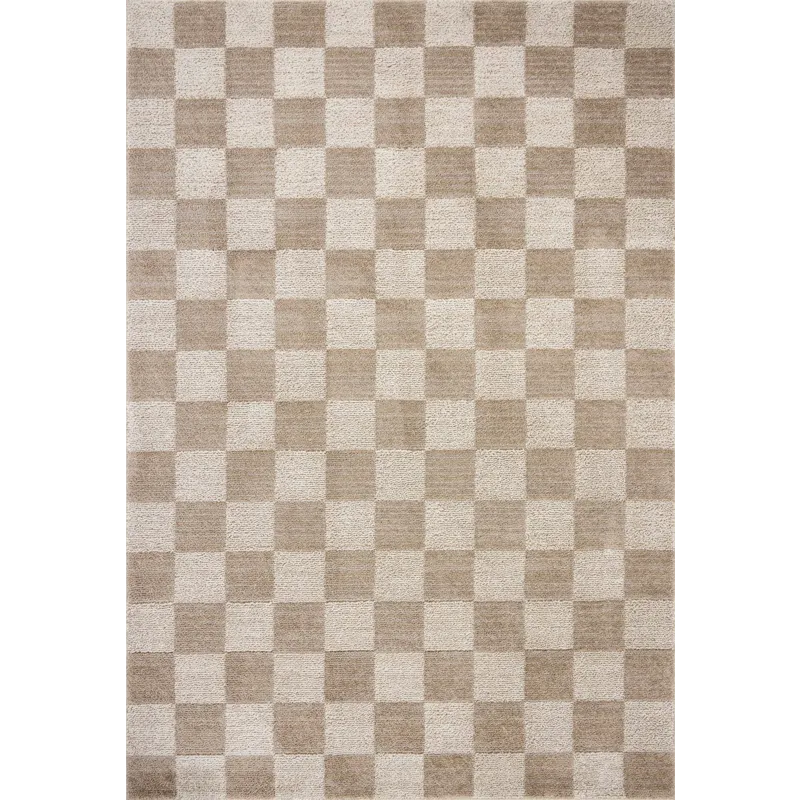 Chris Loves Julia x Loloi Calvin Pebble / Ivory 3\'-6\" x 5\'-6\" Rug