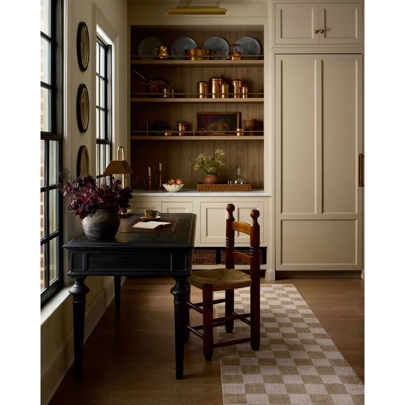 Chris Loves Julia x Loloi Calvin Wheat / Ivory 7\'-10\" x 7\'-10\" Rug