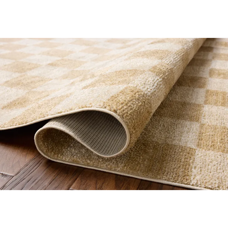 Chris Loves Julia x Loloi Calvin Wheat / Ivory 7\'-10\" x 7\'-10\" Rug