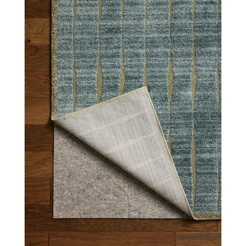 Chris Loves Julia x Loloi Calvin Ocean / Olive 3\'-6\" x 5\'-6\" Rug