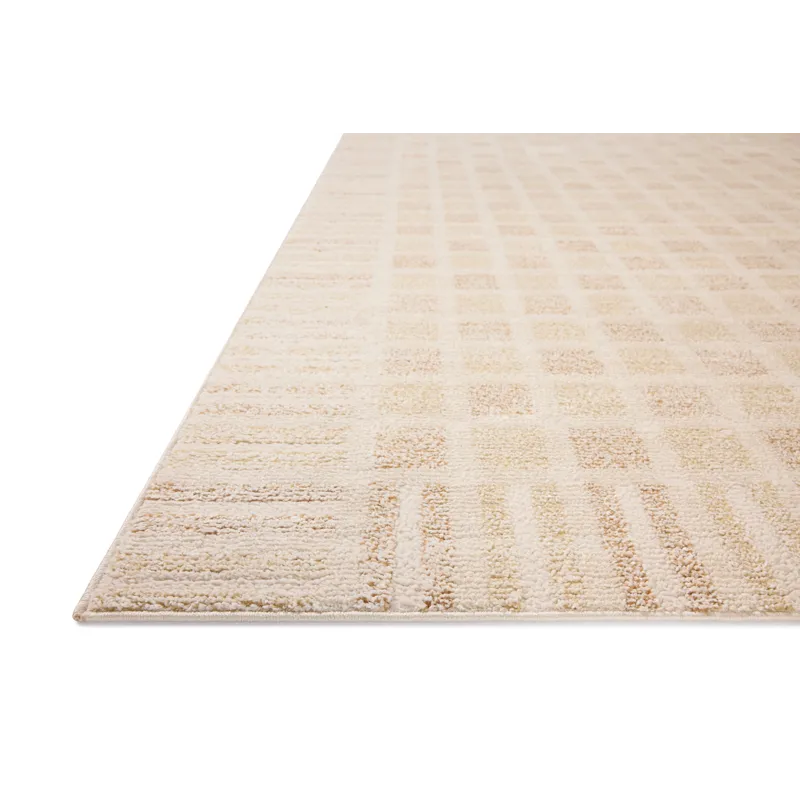 Chris Loves Julia x Loloi Calvin Bone / Natural 5\'-3\" x 7\'-6\" Rug