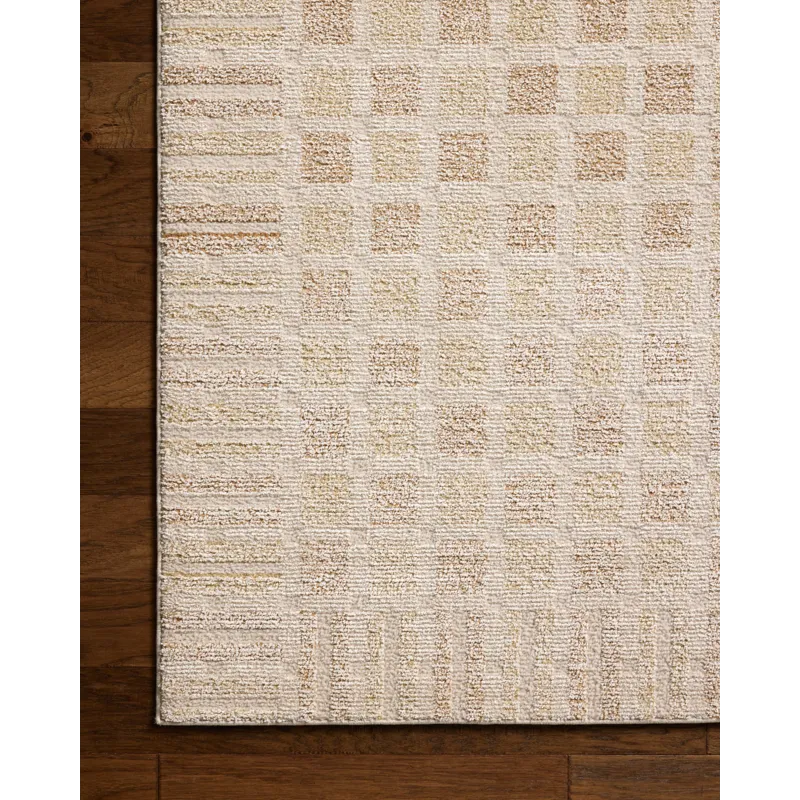 Chris Loves Julia x Loloi Calvin Bone / Natural 5\'-3\" x 7\'-6\" Rug