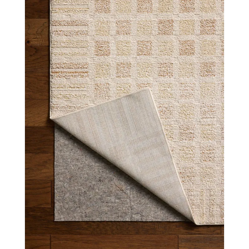 Chris Loves Julia x Loloi Calvin Bone / Natural 5\'-3\" x 7\'-6\" Rug