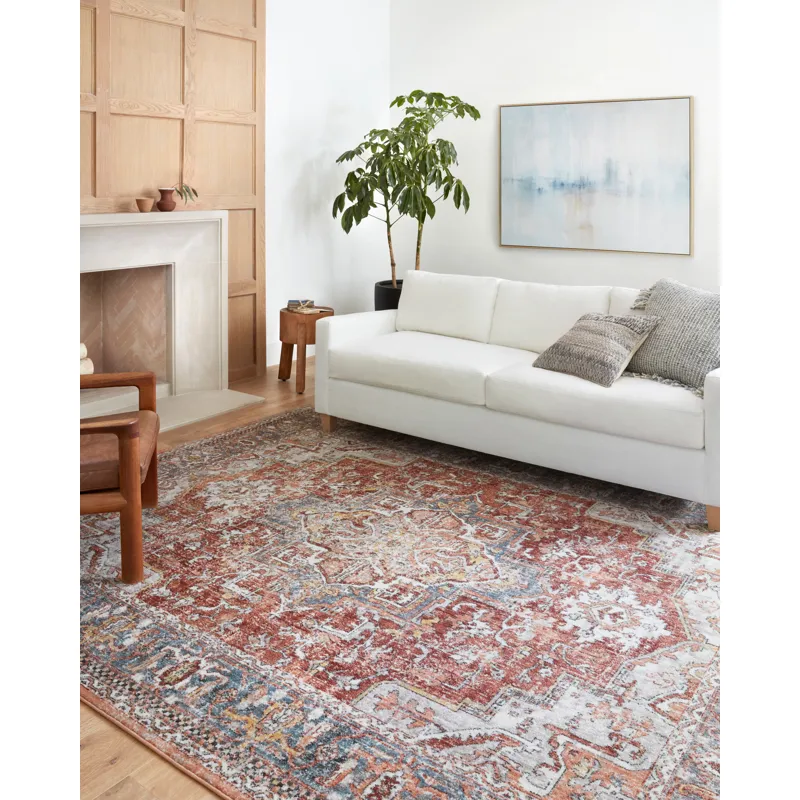 Cassandra Rust / Multi Rug (6' 7" X 9' 3")