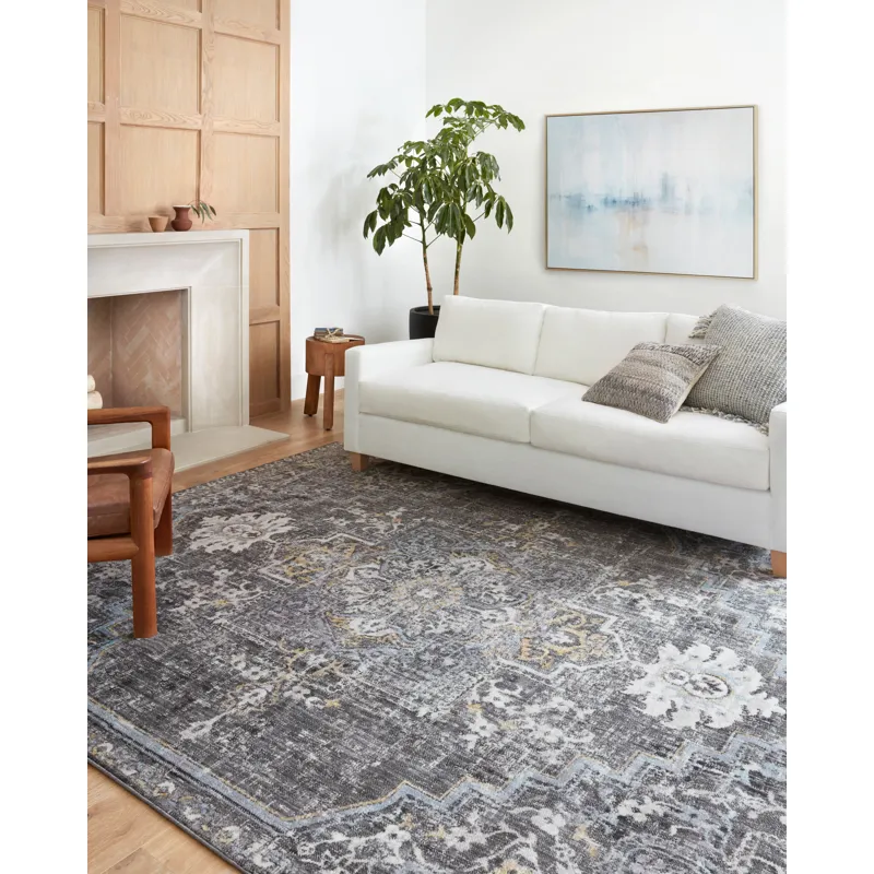 Cassandra Charcoal / Gold Rug (11' 6" X 15')