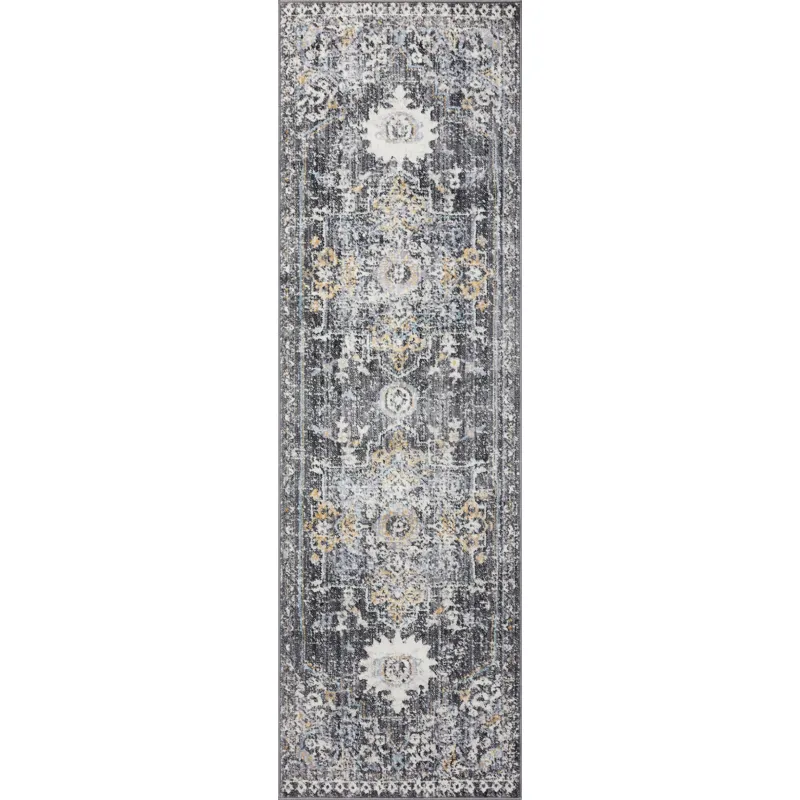 Cassandra Charcoal / Gold Rug (11' 6" X 15')
