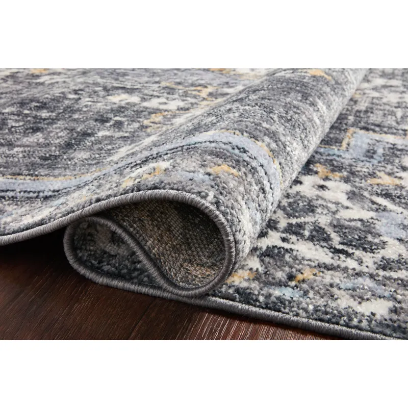 Cassandra Charcoal / Gold Rug (11' 6" X 15')
