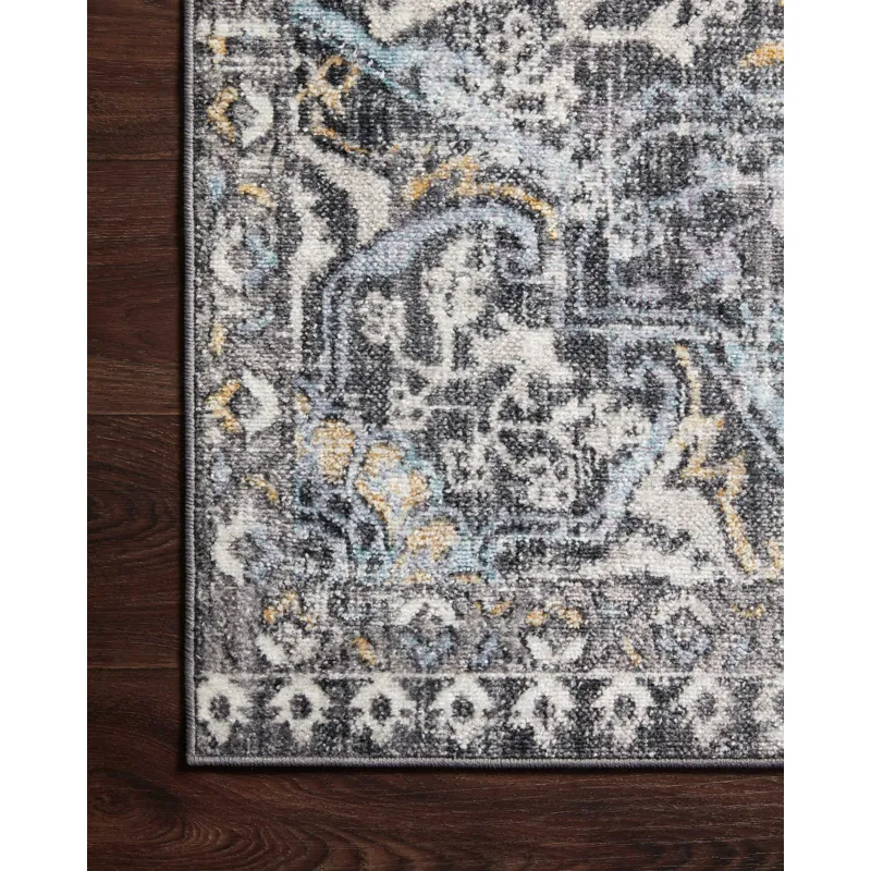 Cassandra Charcoal / Gold Rug (11' 6" X 15')