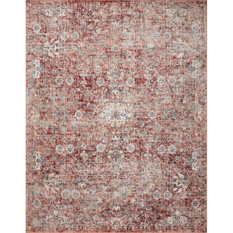 Cassandra Rust / Ivory Rug (3' 9" X 5' 9")
