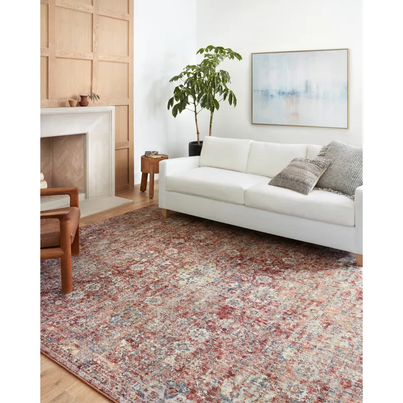 Cassandra Rust / Ivory Rug (3' 9" X 5' 9")