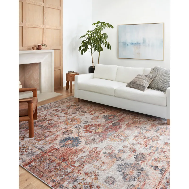 Cassandra Rust / Multi Rug (7' 10" X 10')