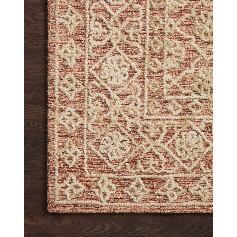 Cecelia Rust / Natural Rug (2' 3" X 3' 9")